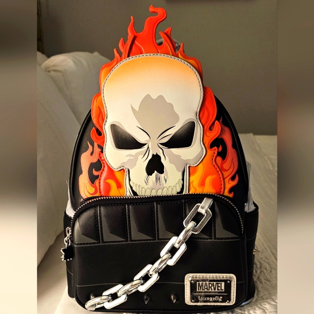Marvel Loungefly Ghost Rider Backpack 2024 MegaCon Exclusive